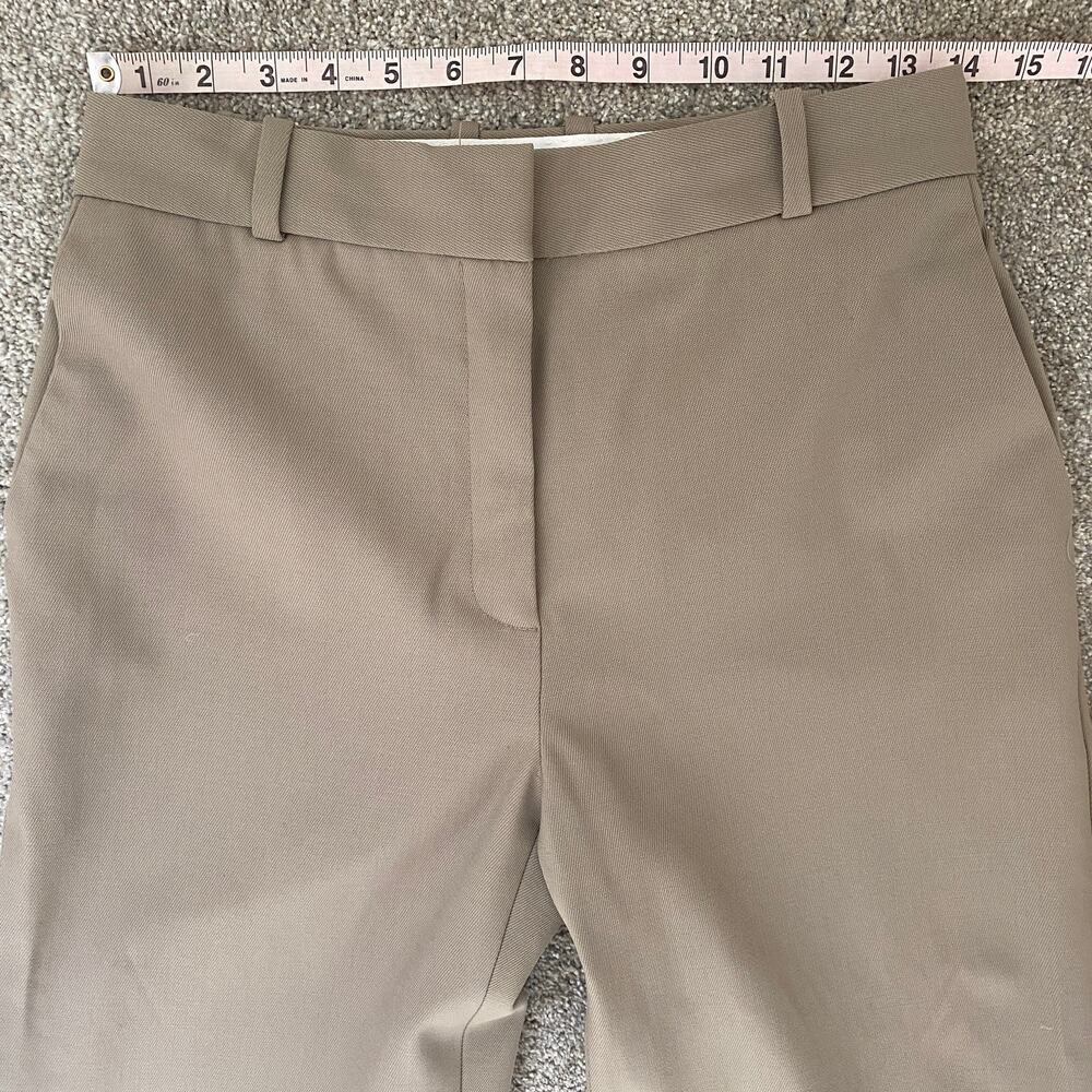 Aritzia Babaton Agency Khaki Tan Wool Trouser Work Dress Pants Size 6 - Picture 6 of 8